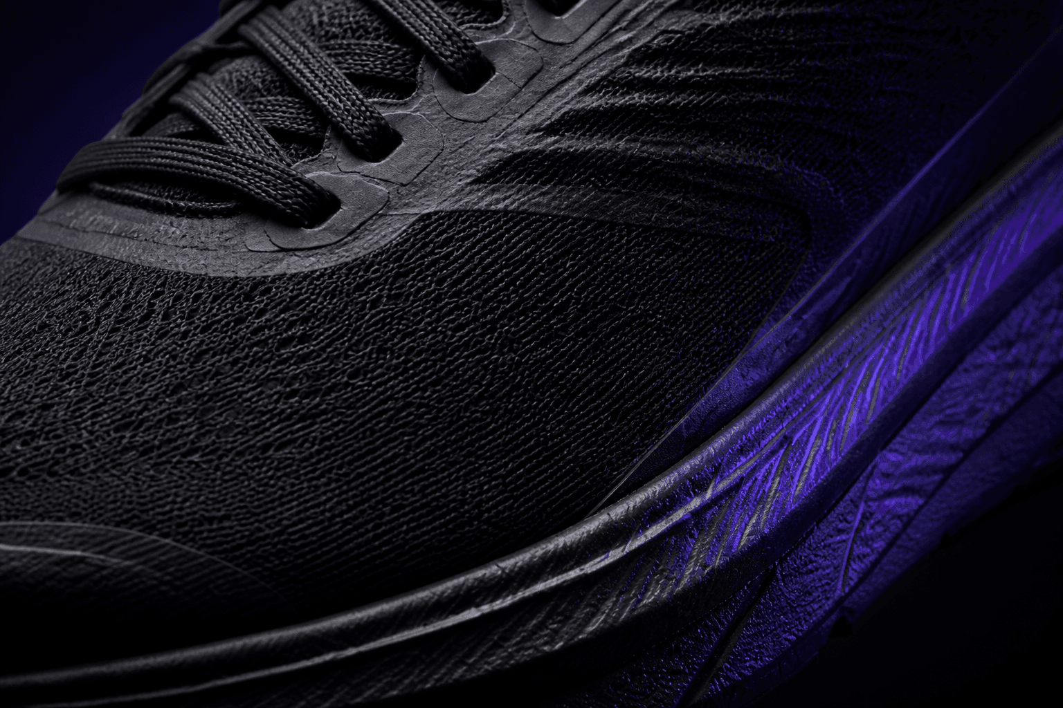 Macro material detail from a fictional product prototype